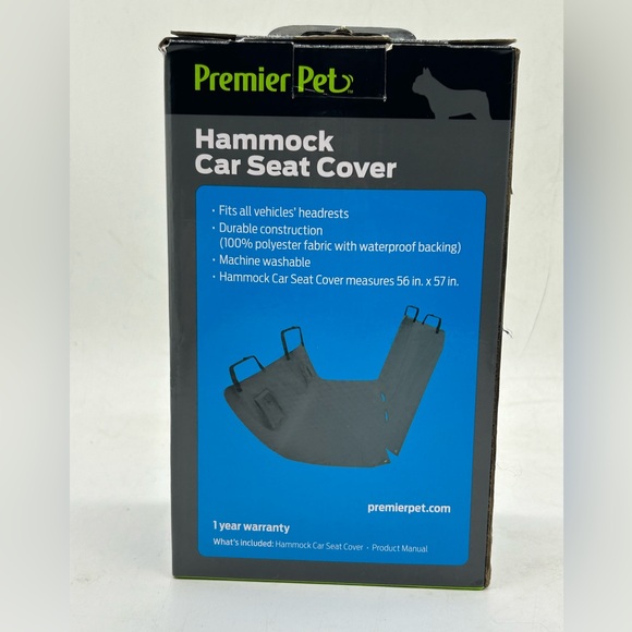 NWT NIB Premier Pet Hammock Car Seat Cover - Picture 15 of 16